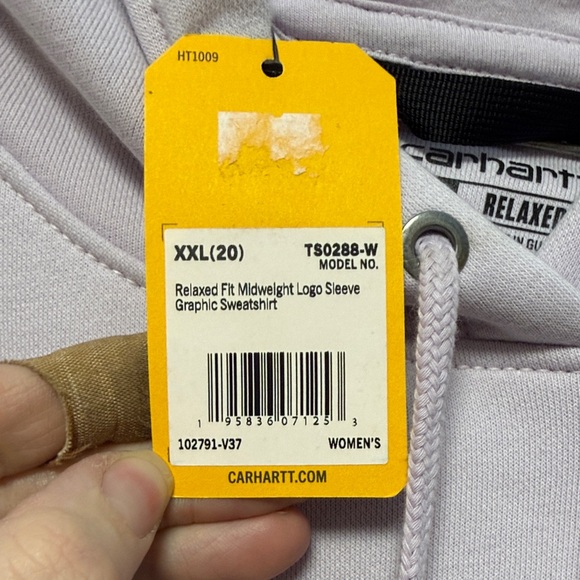 Carhartt Lavender Sweatshirt - Picture 2 of 4